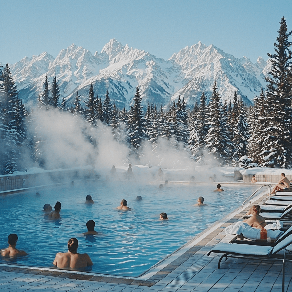 Banff Hot Springs - Canada Painting By Numbers Kit
