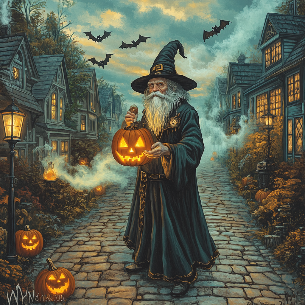 Lantern Alchemist Of Hollow Row Numbered painting kits