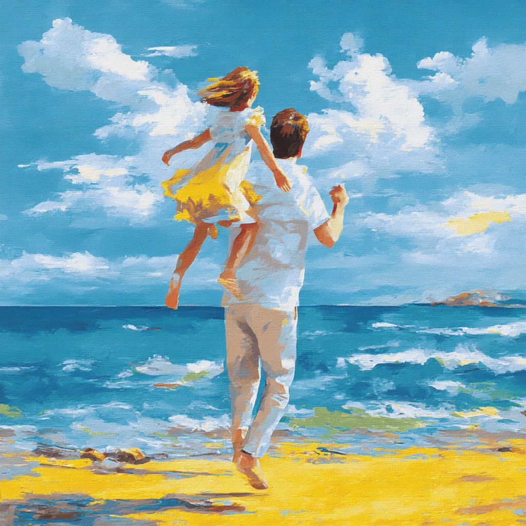 Adventures On The Beach Paint By Numbers Art