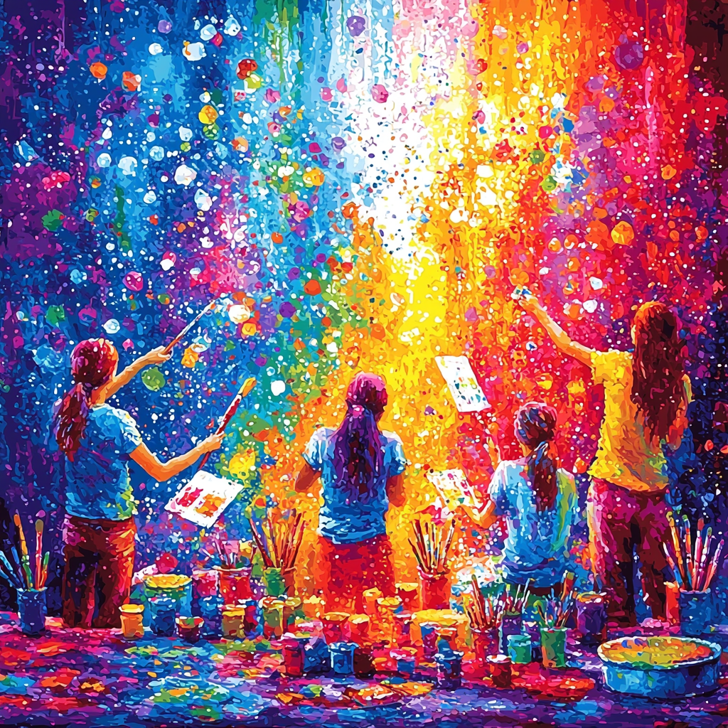 Creating Art Together Paint By Numbers Art