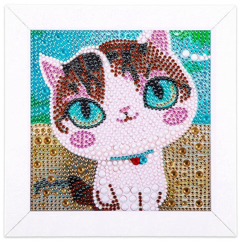 Diamond Art Kit With Wooden Frame For Crafting