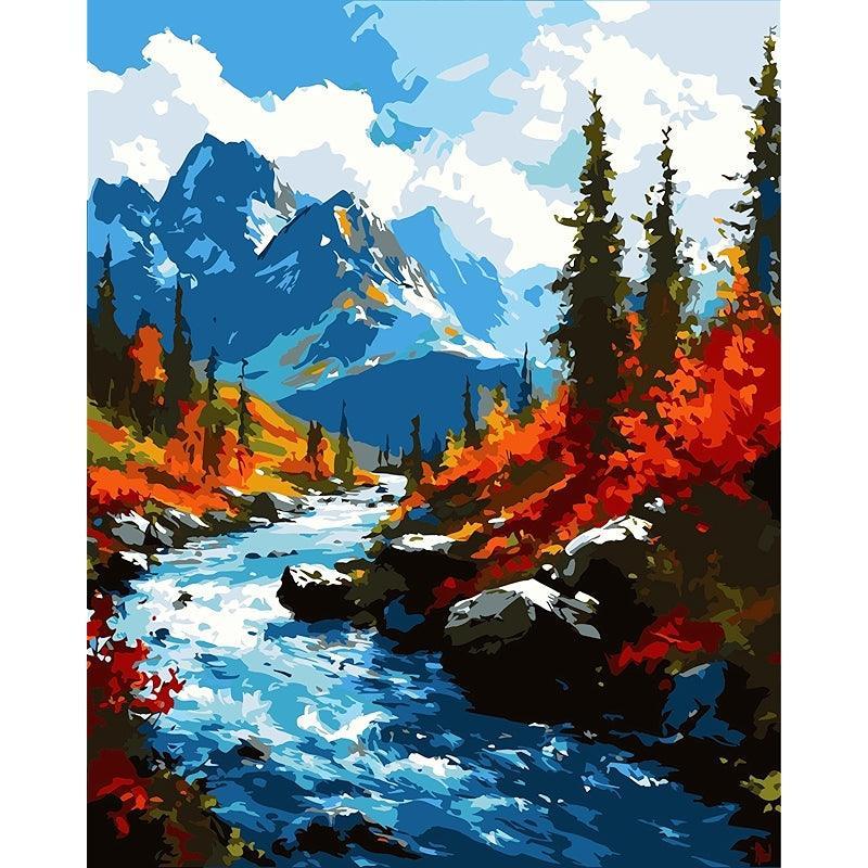 Paint By Numbers Kit Black Cat Canvas Art