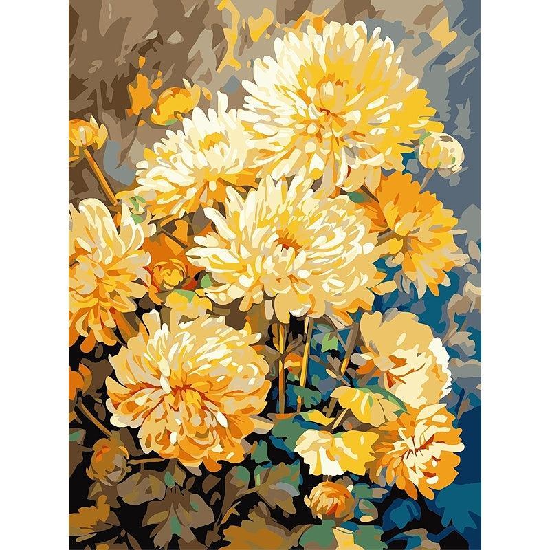 Paint By Number Kit For Adults And Beginners Cat Flowers