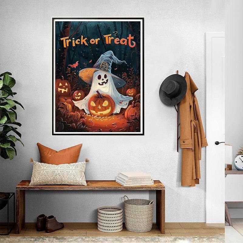 Paint By Numbers Ghost Art Kit For All Skill Levels