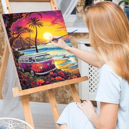 Paint By Numbers Kit For Adults And Beginners Acrylic Mushroom