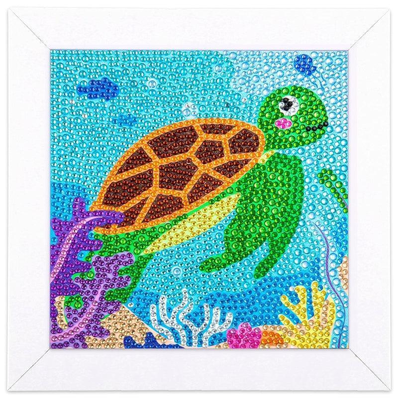 Diamond Art Kit With Wooden Frame For Crafting