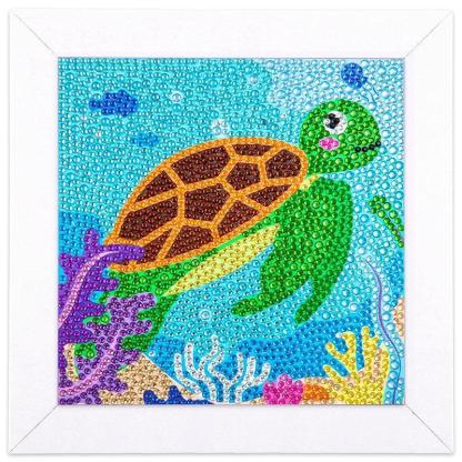 Diamond Art Kit With Wooden Frame For Crafting