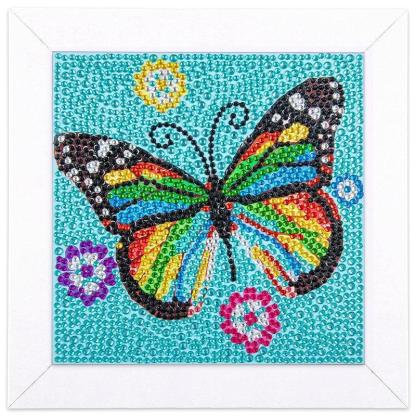 Diamond Art Kit With Wooden Frame For Crafting