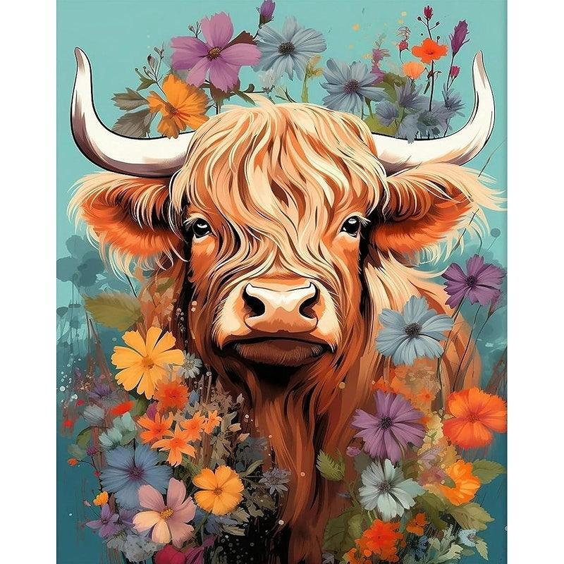 Skull Paint By Numbers For Adults DIY Oil Painting On Canvas