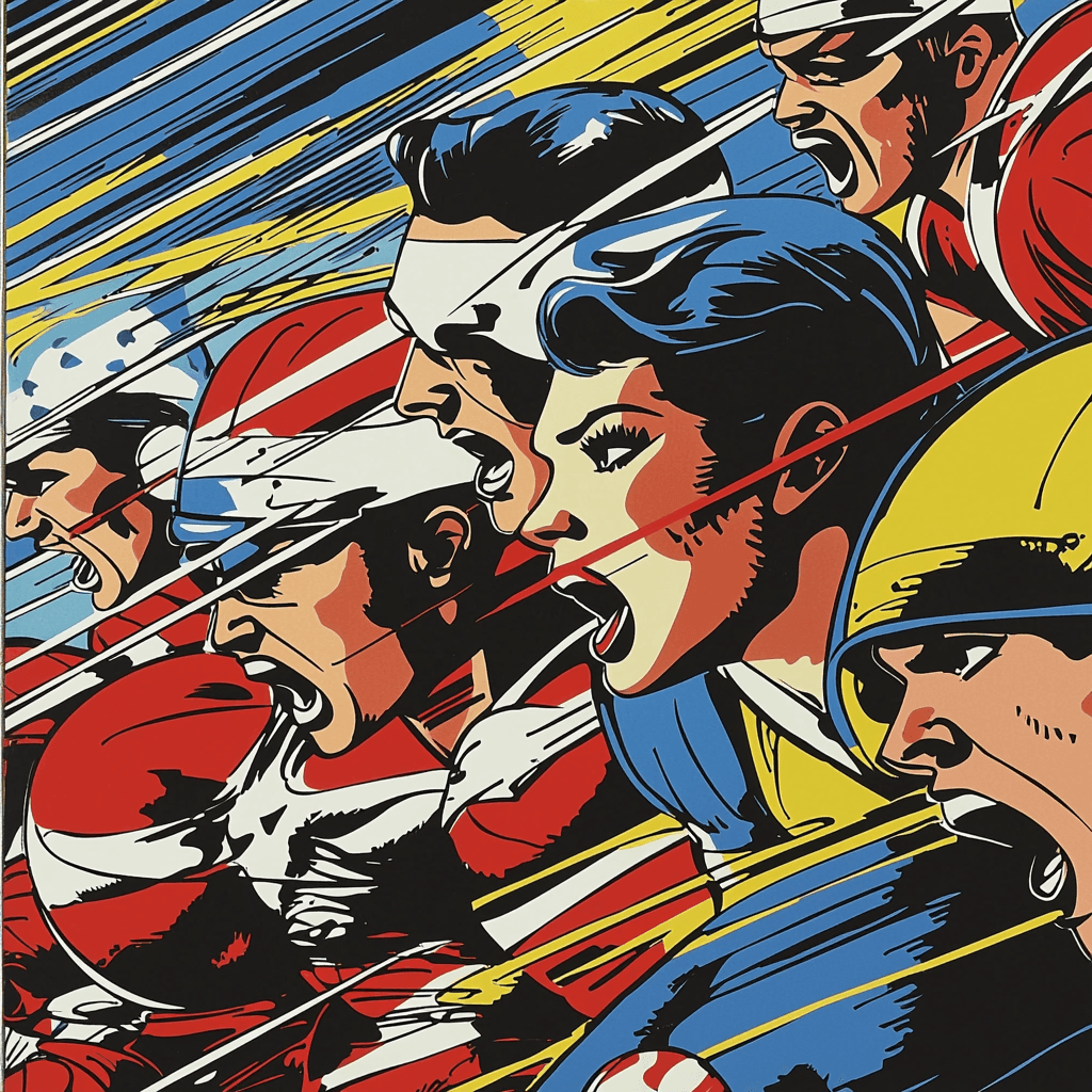 Roy Lichtenstein Inspired Timeless Sports Legends Paint By Numbers