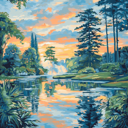 Claude Monet Inspired Whimsical Weather Wonders Paint By Number