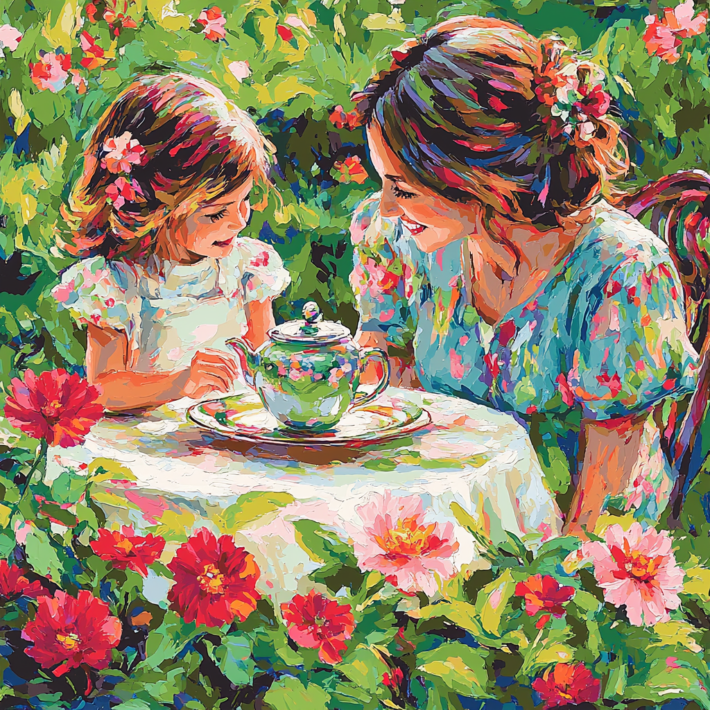 Tea Time Together Paint By Numbers