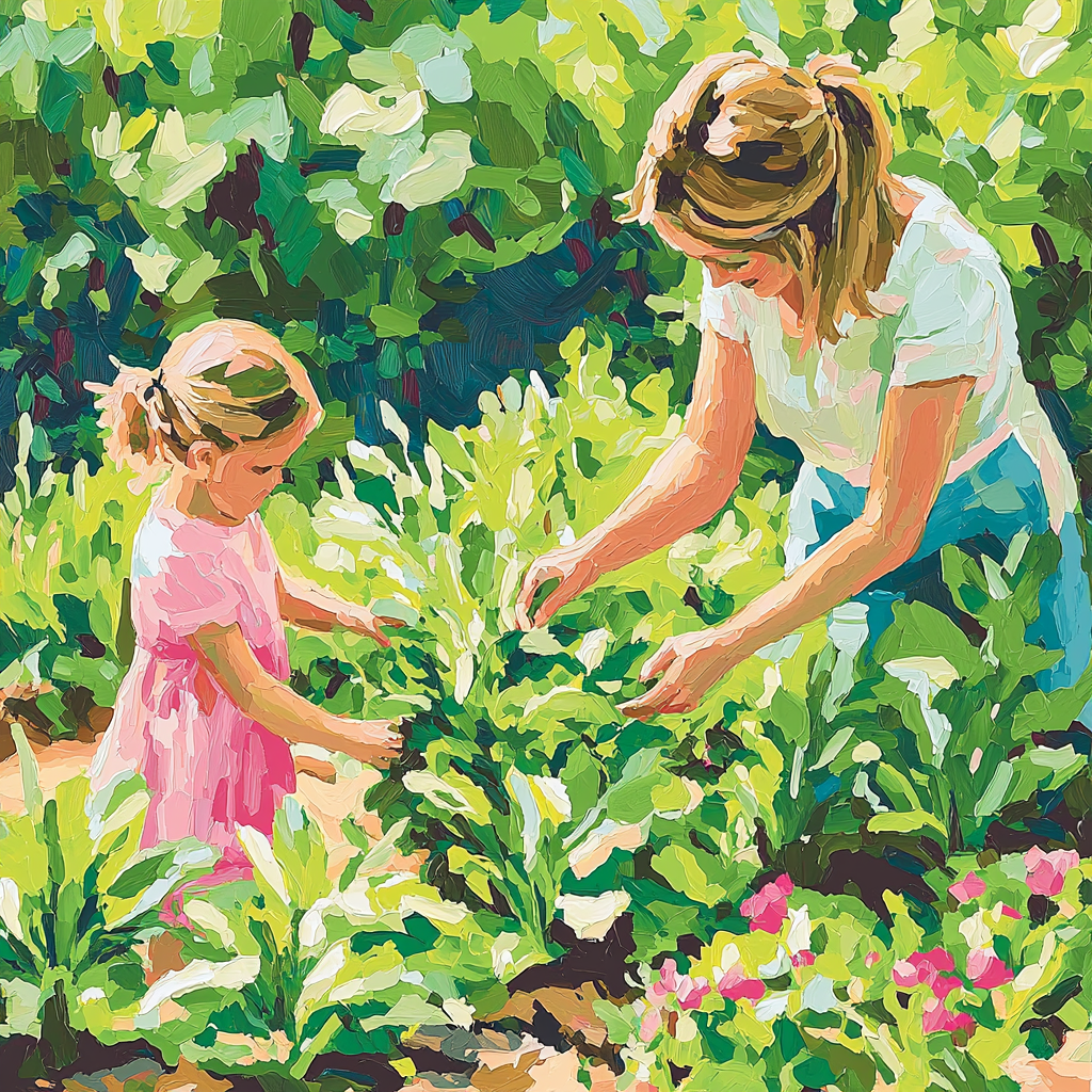 Harmonious Garden Number Painting