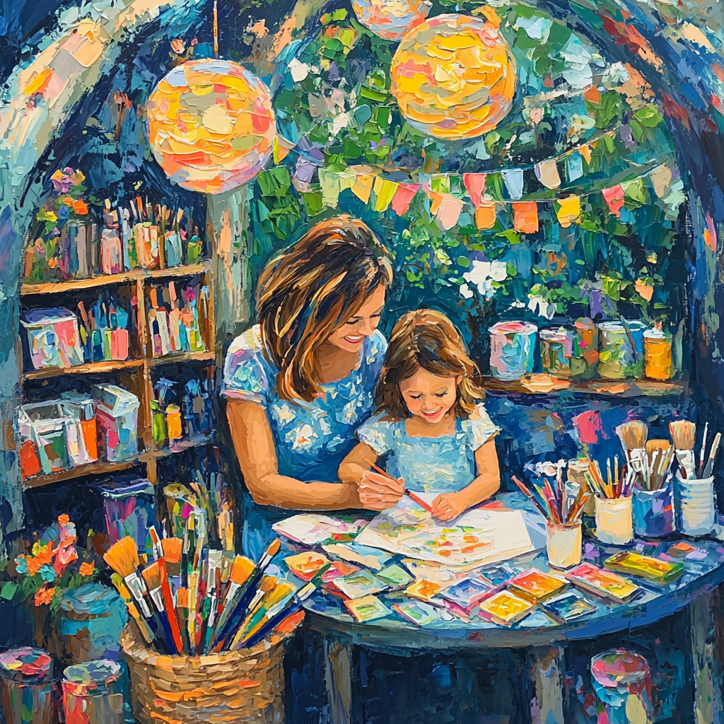 Mom's Creative Corner DIY Paint By Numbers