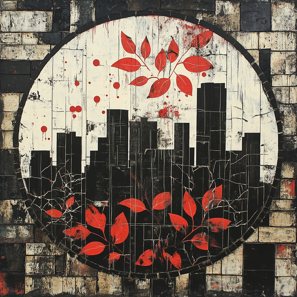 Banksy Inspired Urban Ecology paint by numbers