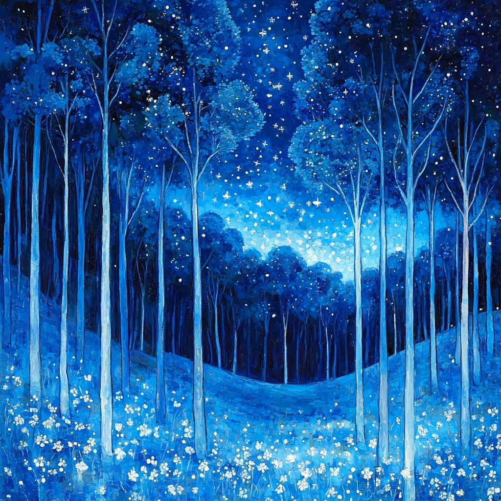 Marc Chagall Inspired Celestial Forest Enchantment Paint By Numbers Kits