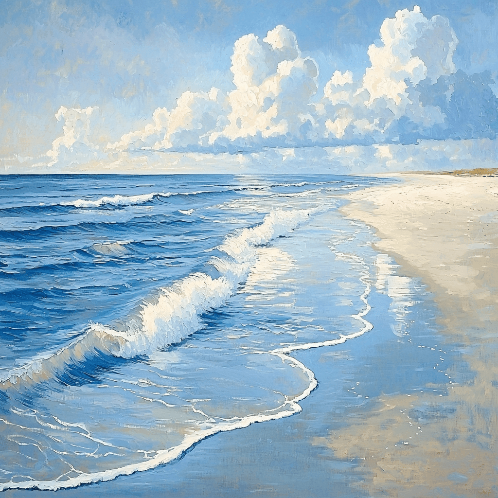 Homer Inspired Coastal Bliss DIY Paint By Numbers