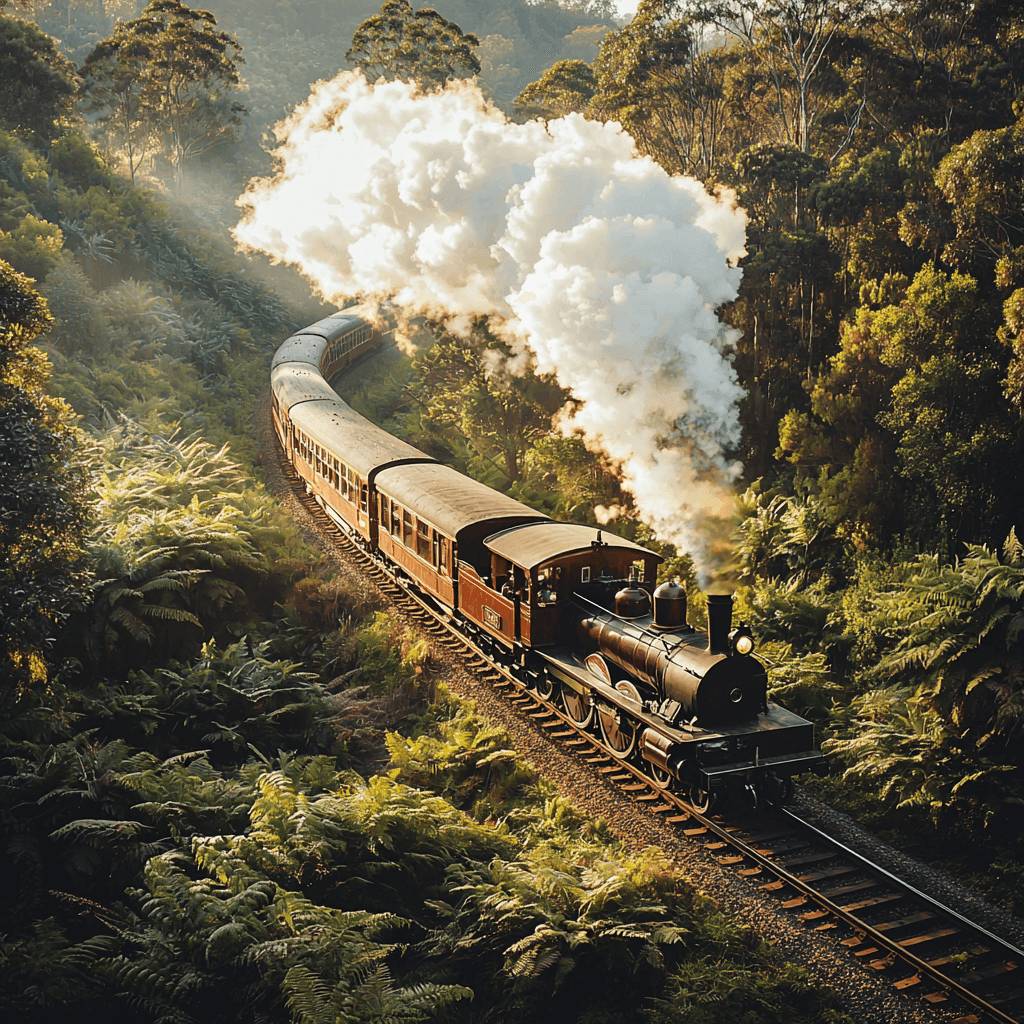 Puffing Billy Railway - Australia Paint By Numbers