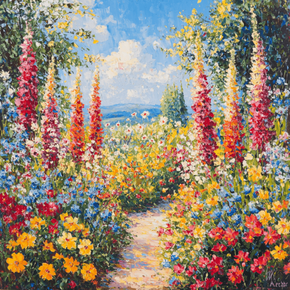 Claude Monet Inspired Blossoming Dreams Paint By Numbers Kits