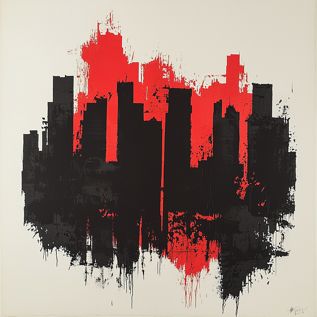 Banksy Inspired Unseen Barriers Paint By Color