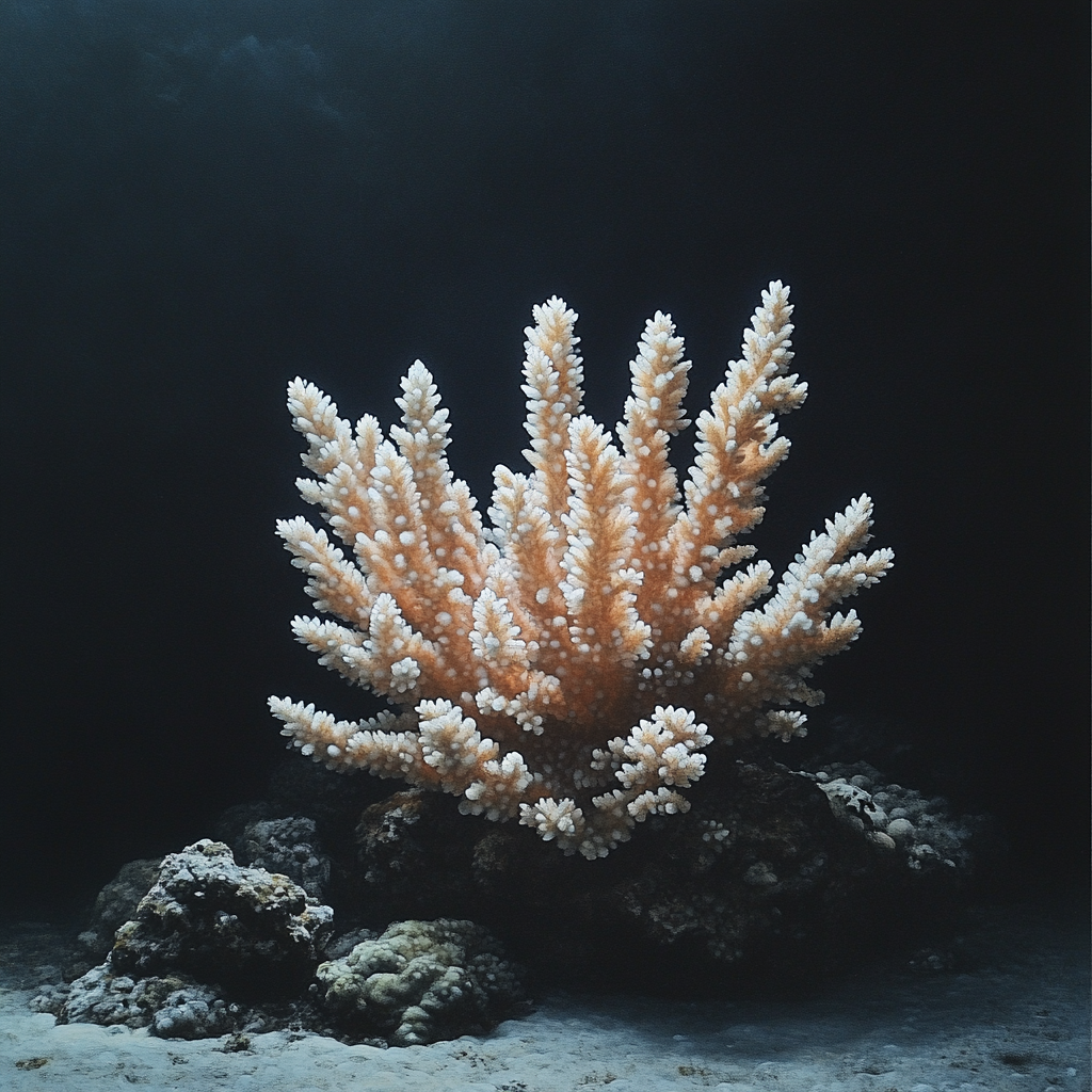 Caravaggio Inspired Oceanic Coral Drama Painting by numbers kit