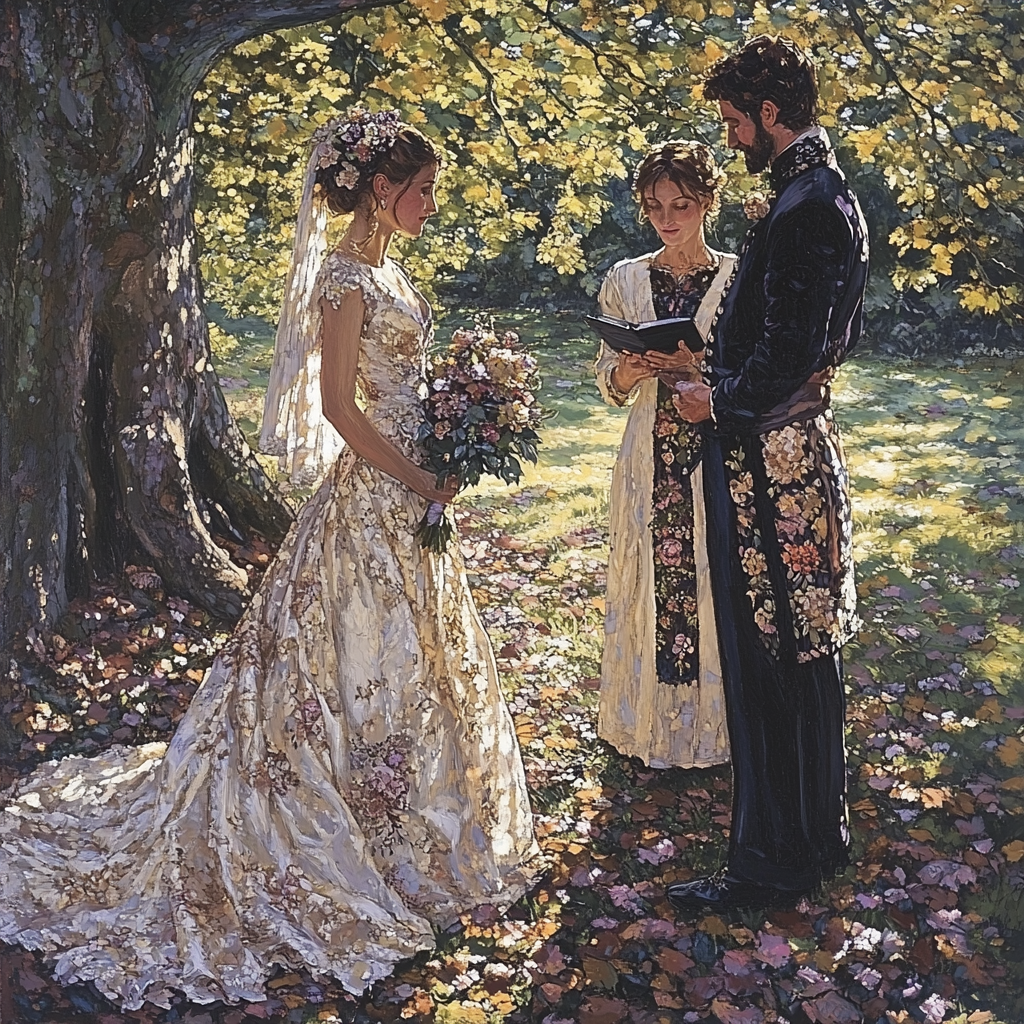 John Everett Millais Inspired Woodland Wedding painting number kit