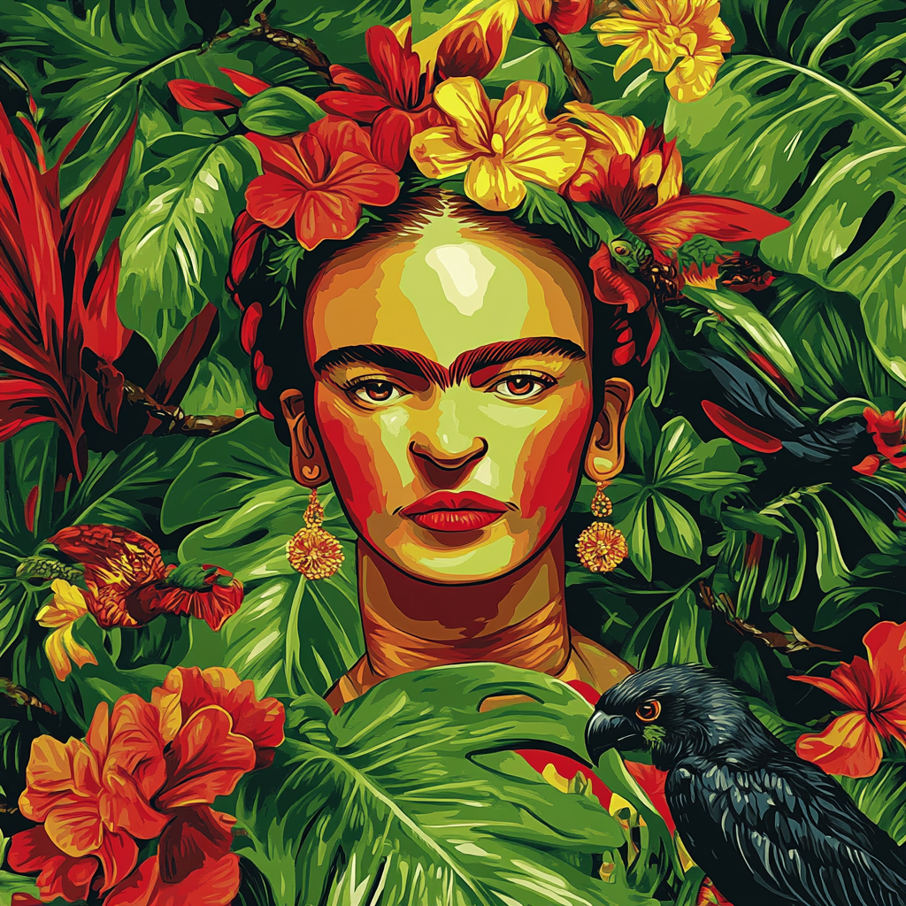 Frida Kahlo Inspired Nature Of Self Painting by numbers kit