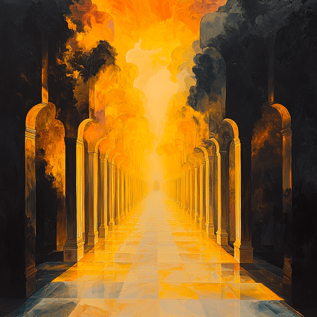 Caravaggio Inspired Inner Luminescence Number Painting