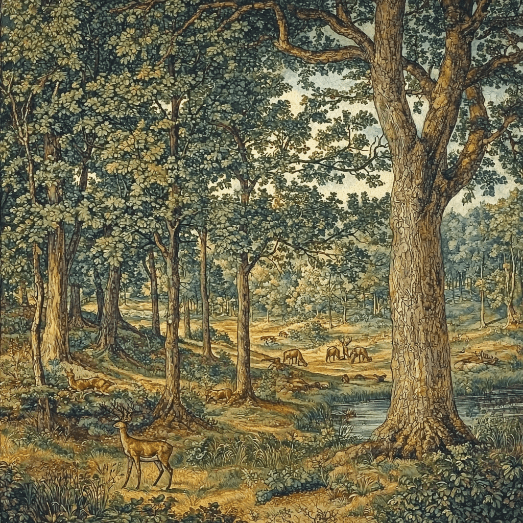 Albrecht Dürer Inspired Regal Woodland Escape Numbered Painting Kits