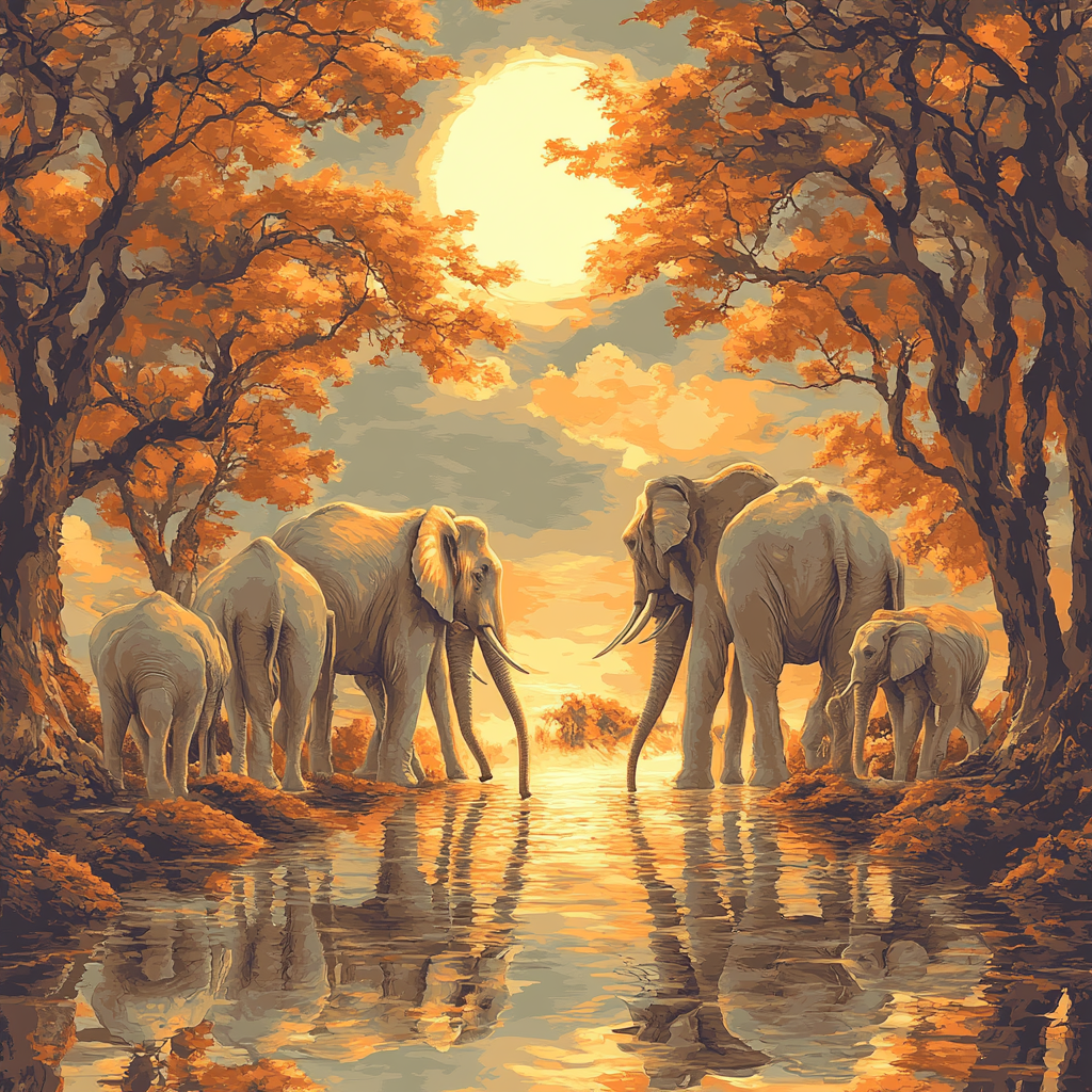 Salvador Dali Inspired Surreal Reverie Paint by numbers art