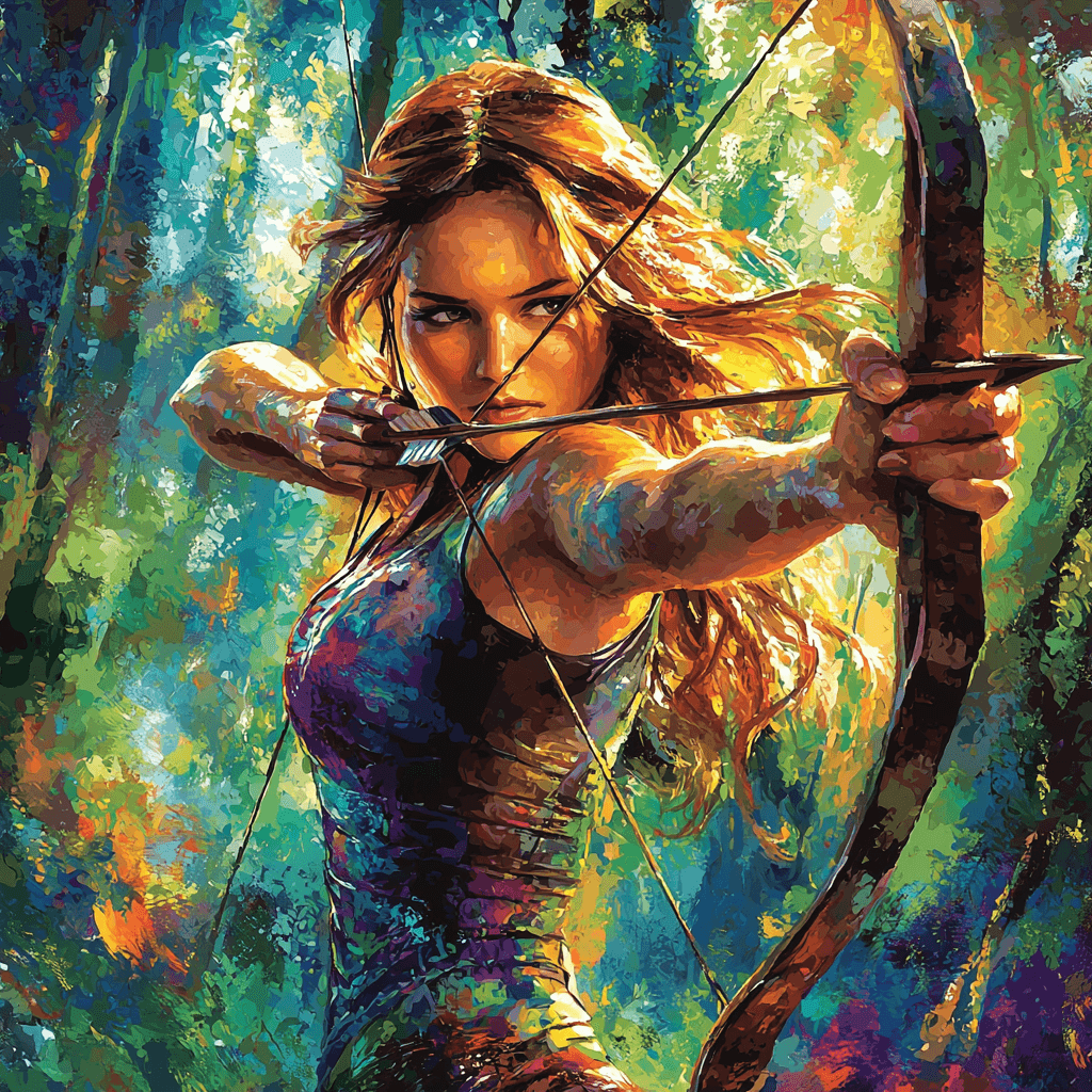 Jennifer Lawrence: Rising From Hunger Games To Hollywood Royalty Numbered Painting Kits