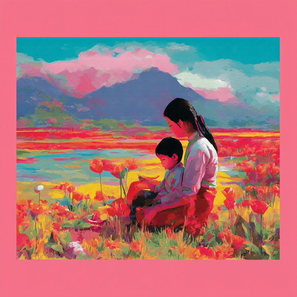 Blossoming Bonds Paint By Color