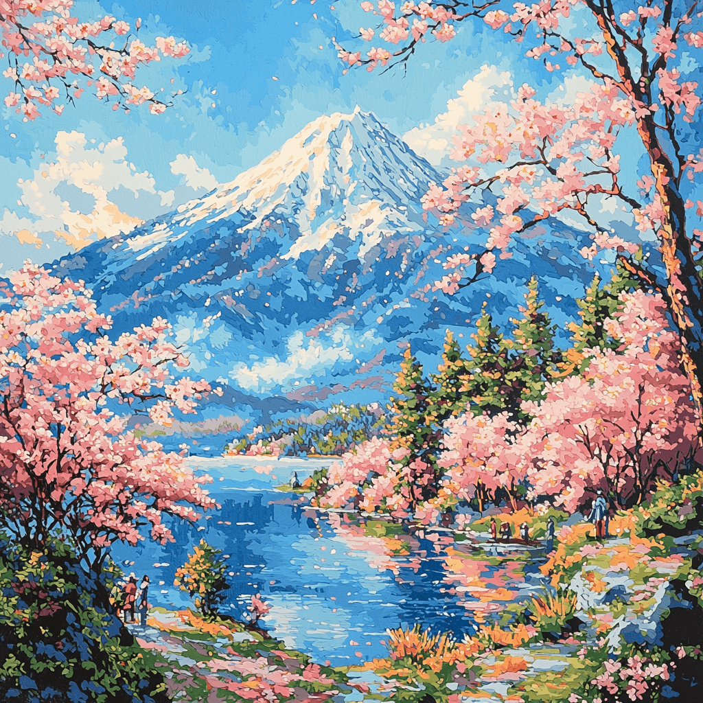 Mount Fuji Paint By Number