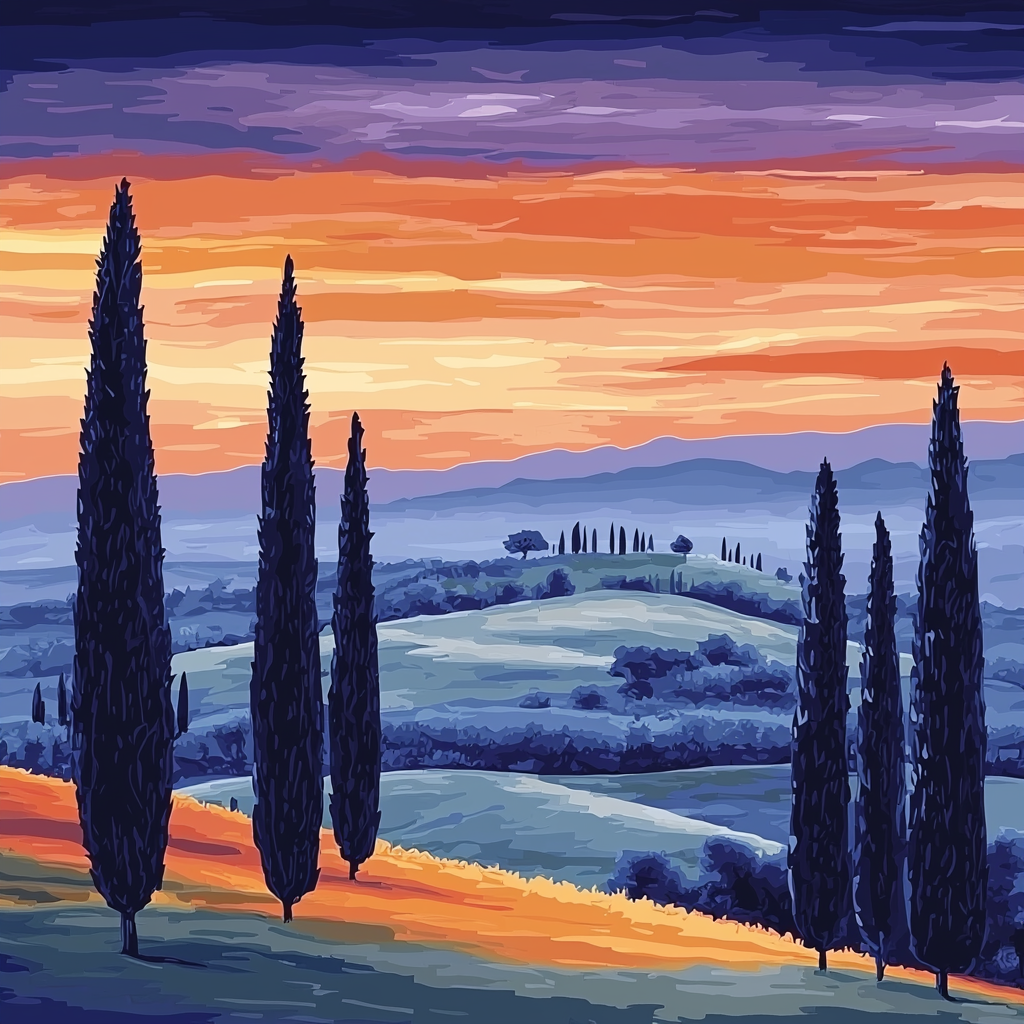 Leonardo Da Vinci Inspired The Calm Of Dusk Painting By Numbers Kit