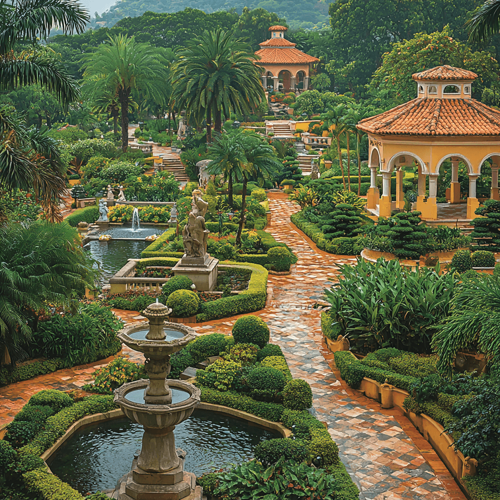 Hamilton Gardens - New Zealand Number Painting