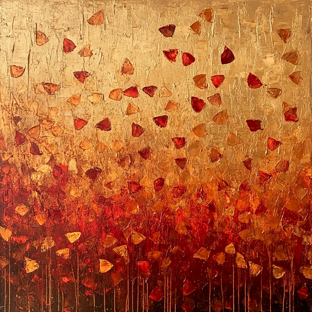 Jackson Pollock Inspired Autumn Energy Web Painting by numbers kit