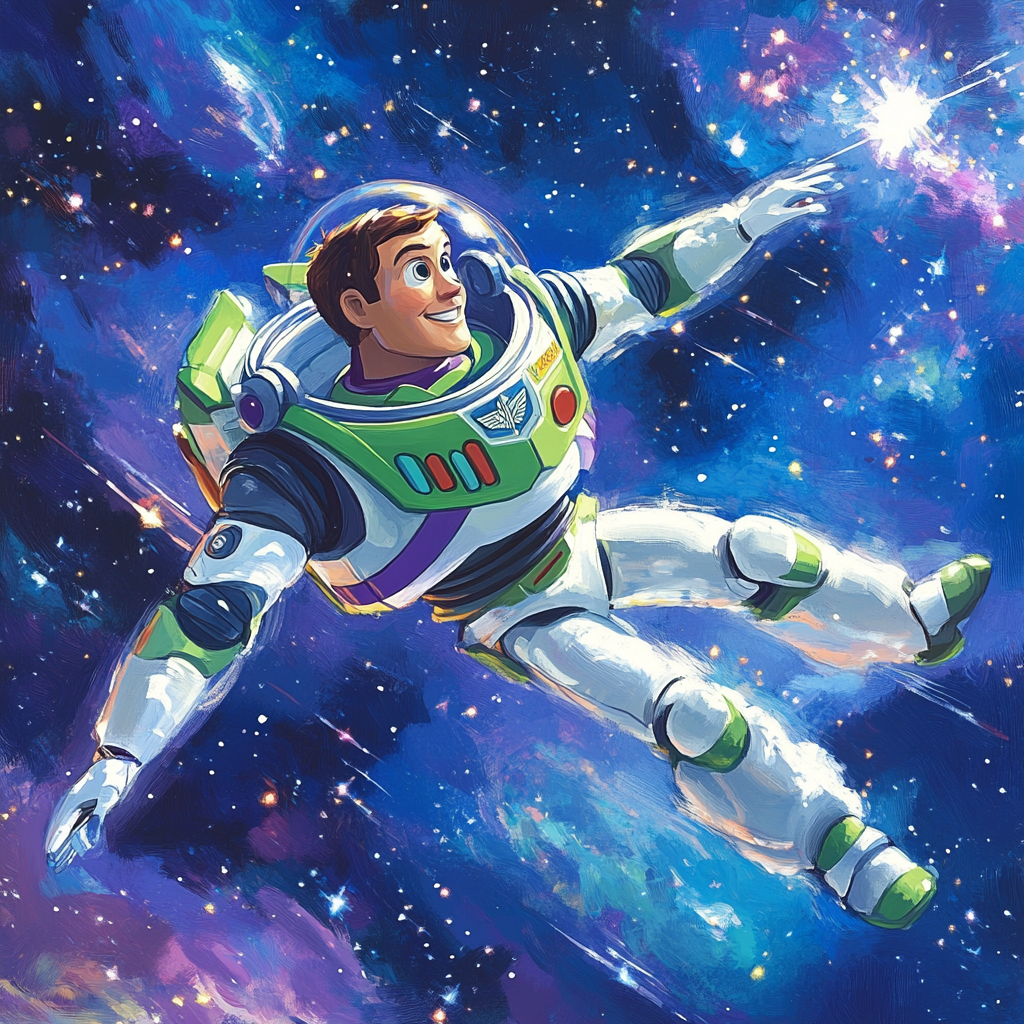Buzz Lightyear’s Starry Flight paint by color