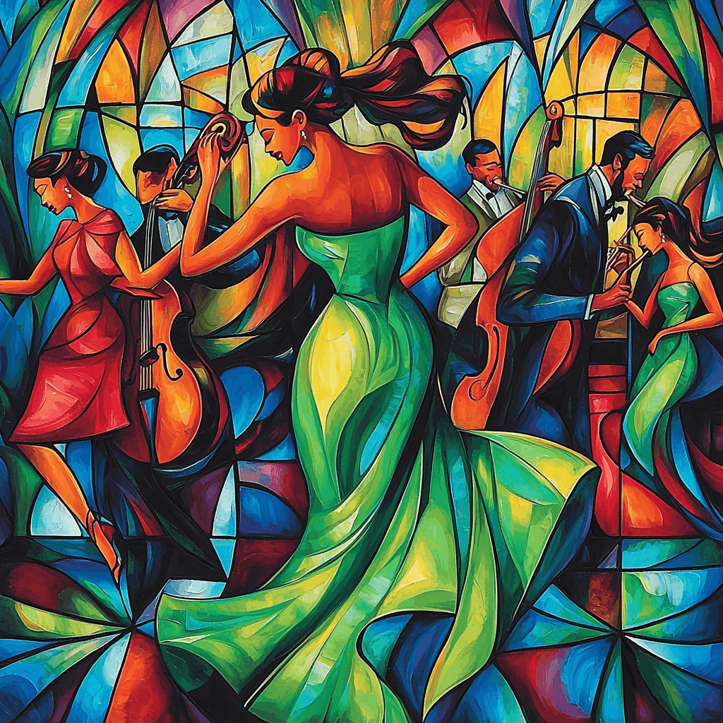 Tamara De Lempicka Inspired Jazz Age Nightlife Paint By Numbers
