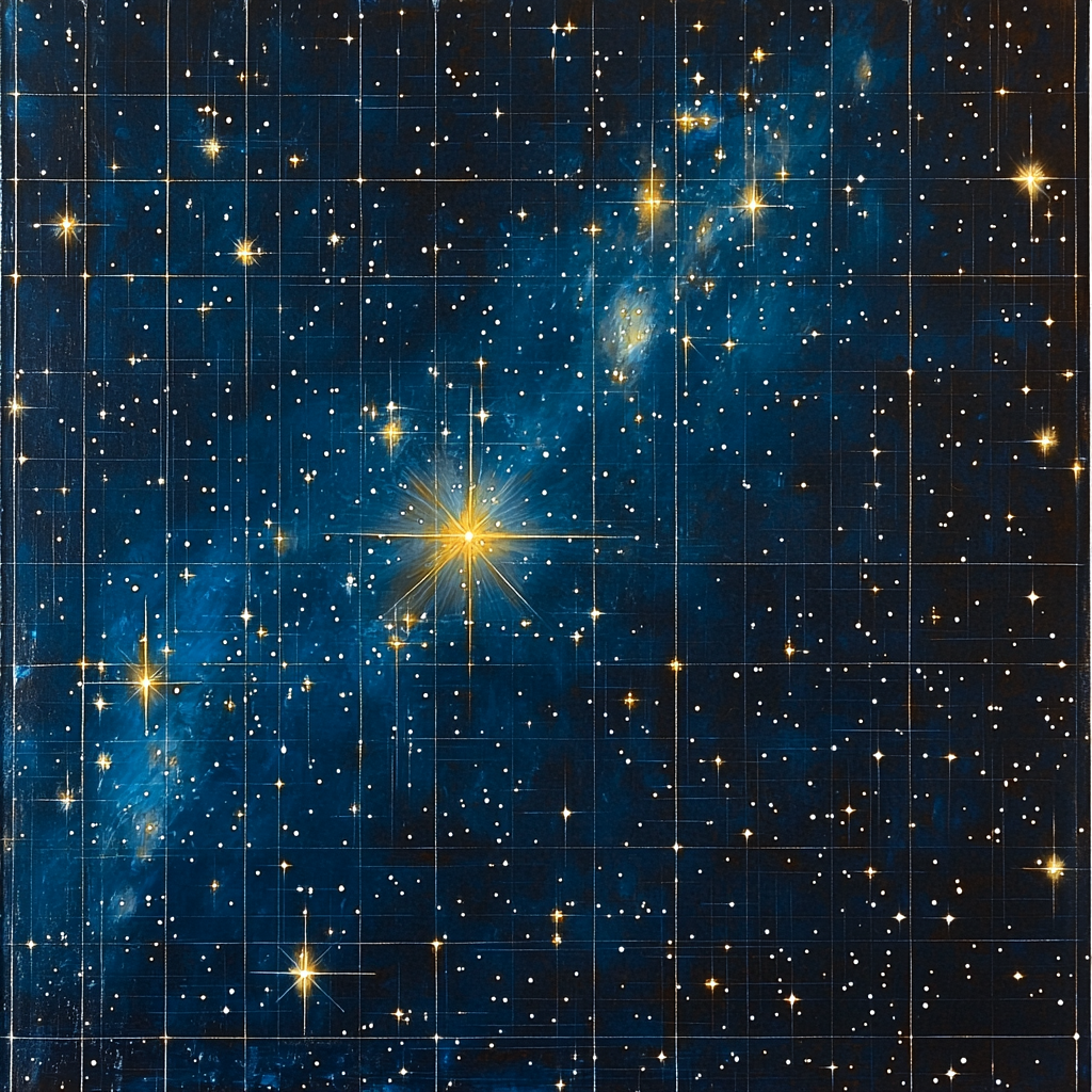 El Greco Inspired Celestial Starfield Elegance Painting By Numbers Kit