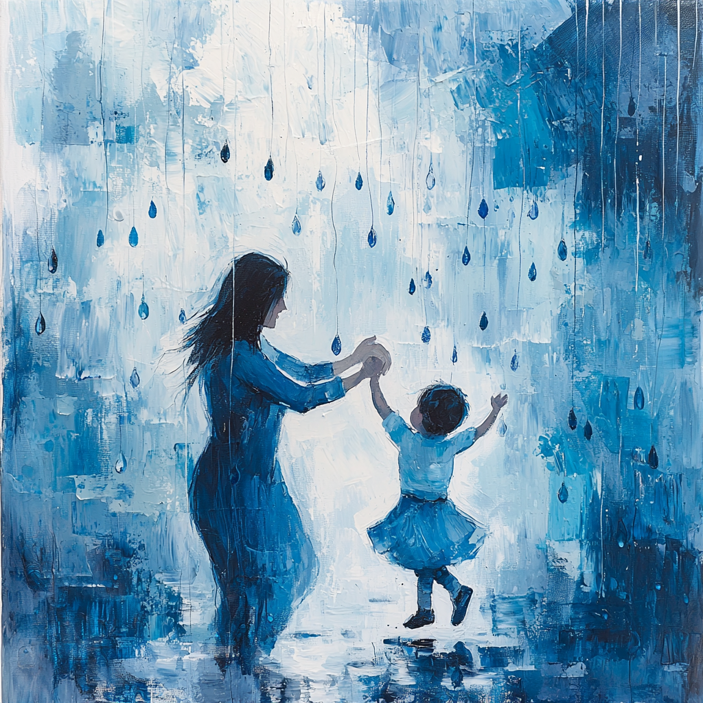 Gentle Rain Of Love Paint By Numbers Art