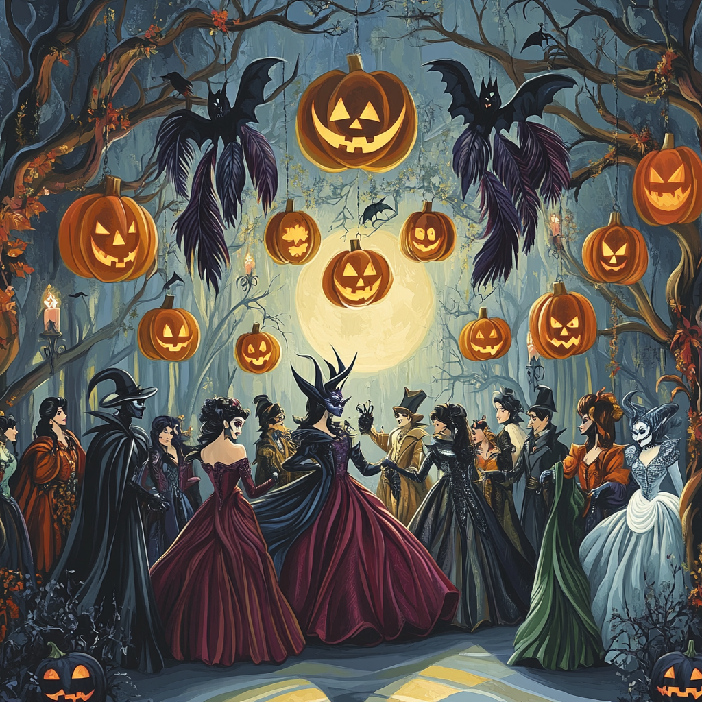 Villainous Midnight Masquerade painting number kit