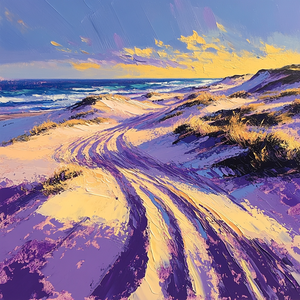 Edgar Degas Inspired Desert Dreams paint by color