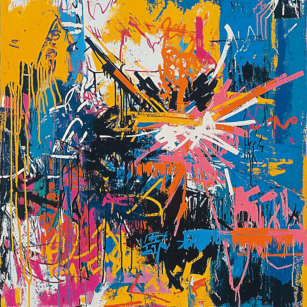 Jean-Michel Basquiat Inspired Basquiat's Urban Beats Paint By Numbers