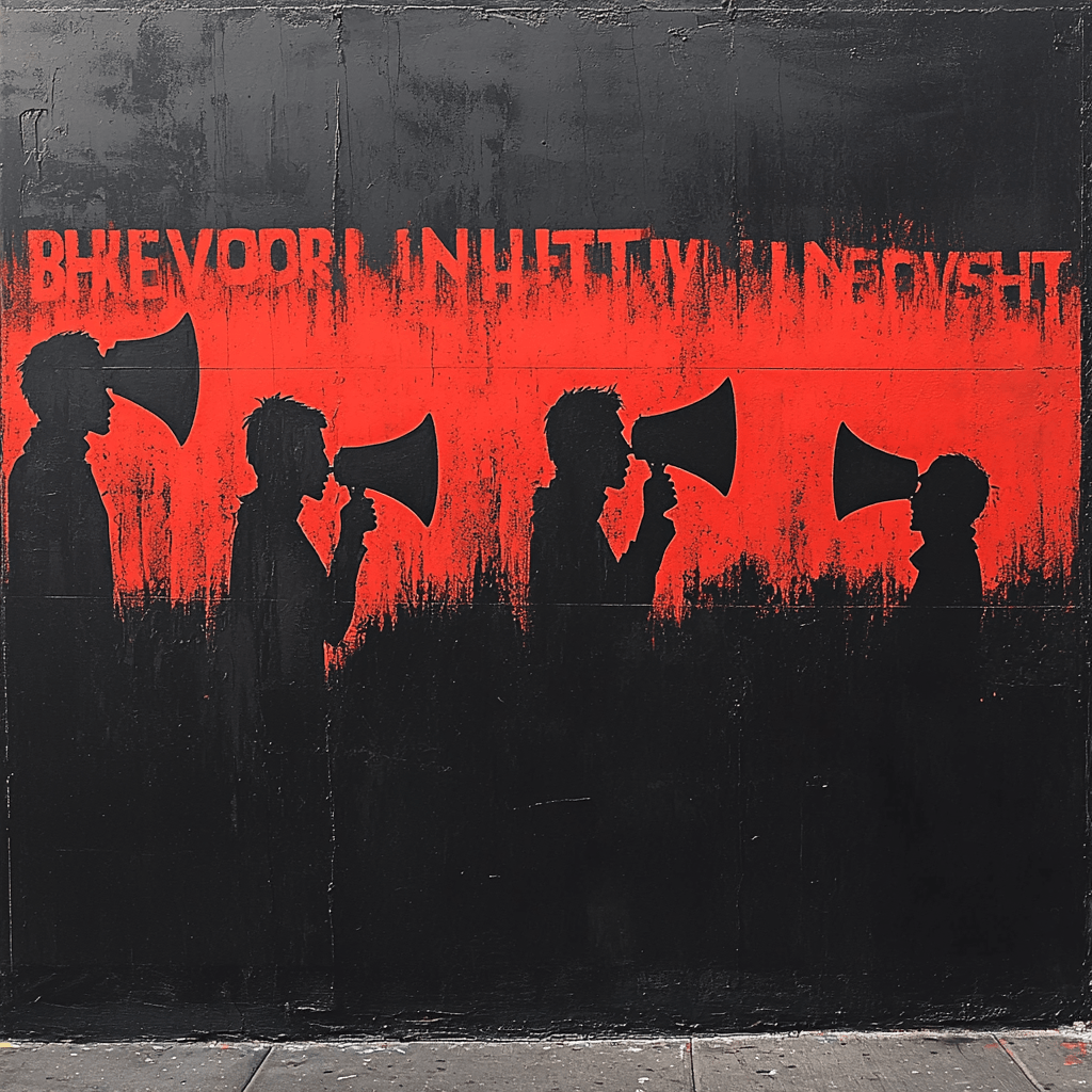 Banksy Inspired Silent Voices Number Painting