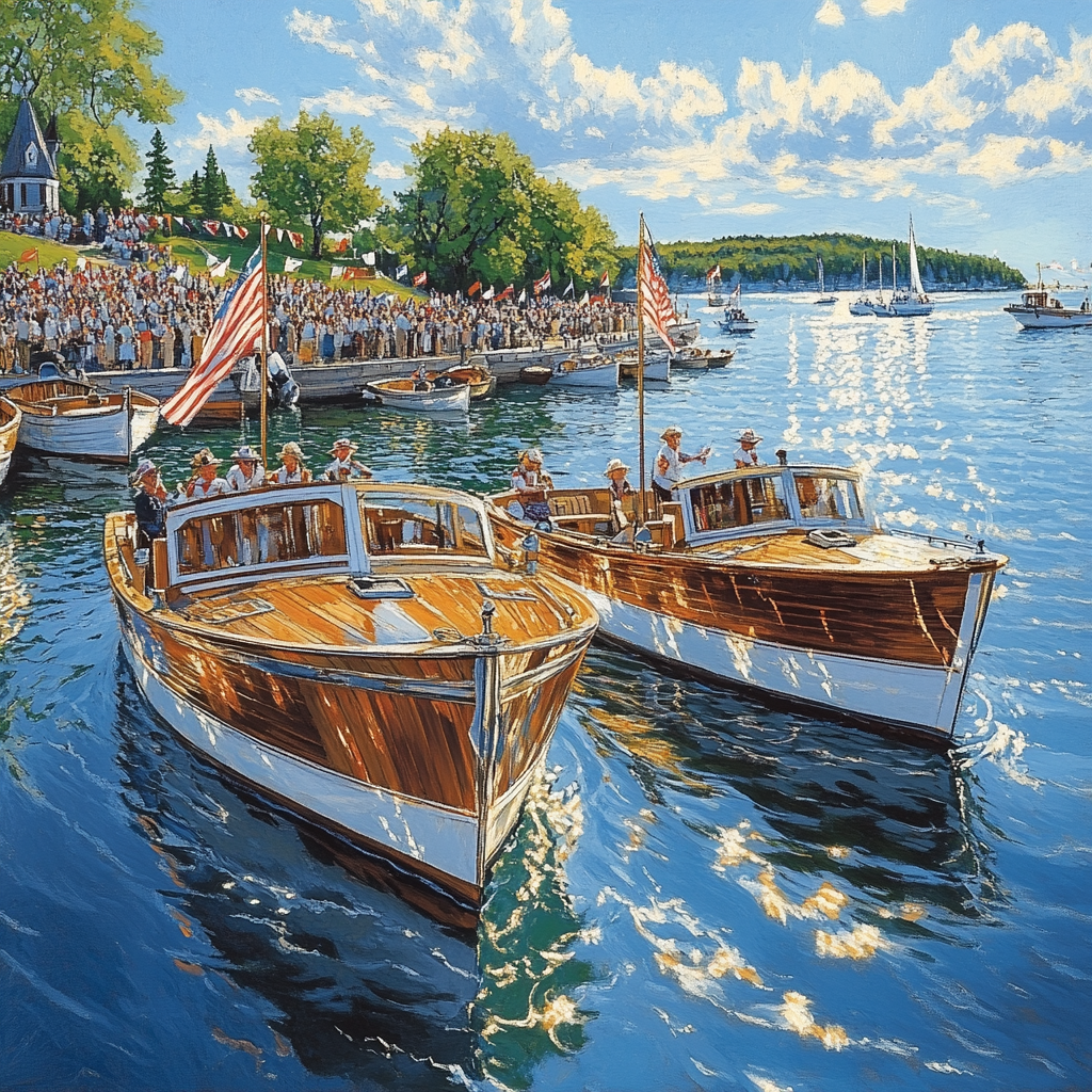 Old Harbor Boat Festival Stockholm Sweden Paint by numbers art