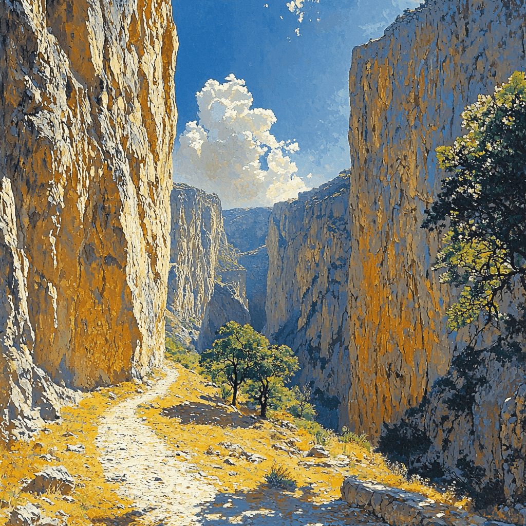 Samaria Gorge - Crete Paint By Numbers Kits