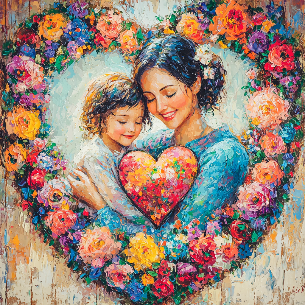 Mother's Love Is Forever Painting By Numbers Kit