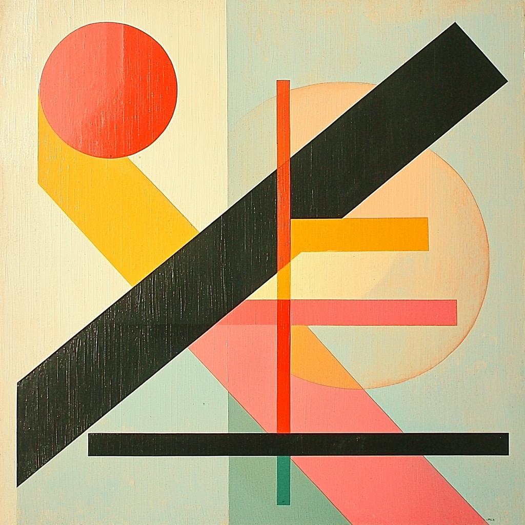 Kazimir Malevich Inspired Abstract Clarity Numbered Painting Kits