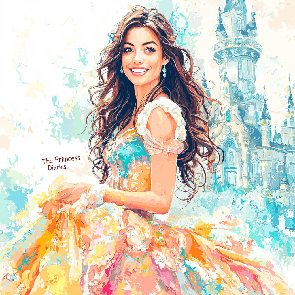 Anne Hathaway: The Whimsical Queen Of Transformation Paint By Numbers