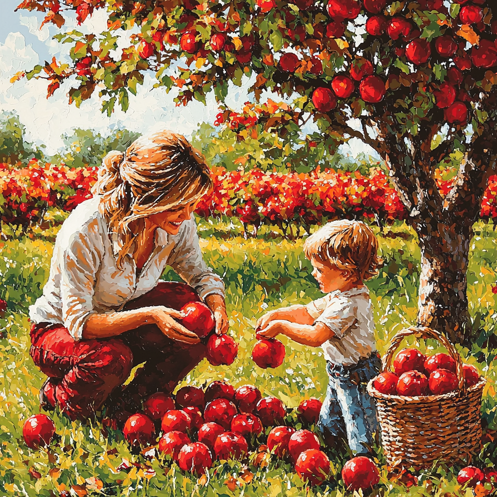 An Afternoon In The Orchard Paint By Numbers Kits